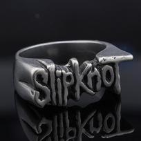 Vyriškas SLIPKNOT titano plieno žiedas pankroko baikerių gotikiniai papuošalai mados akcentas aksesuaras 7