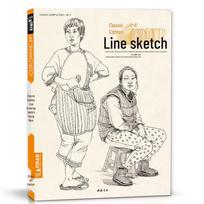 Classic Line Drawing & Quick Sketch Book by Hao Liangyue: Simple Guide for Copying and Painting Figures
