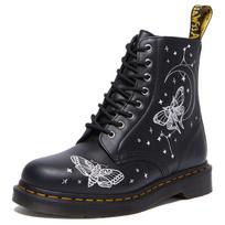 Dr Martens 2976 Quad Platform Chelsea Batai Unisex Juodi Poliruoti Lygūs 41658001 36