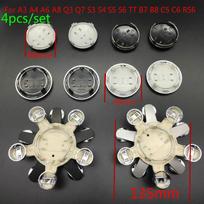 60 mm 69 mm 77 mm 135 mm pilkai juodas automobilio rato stebulės dangtelio centrinis dangtelis, skirtas A3 A4 A6 S3 S4 S5 S6 Q3 Q7 TT B7 B8 C5 C6 RS6 60 mm juoda