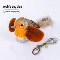 Elektrinis Paukščio Garsų Katės Žaislas - Savarankiškam Žaidimui Skirtas Dirgiklis-Lazdelė Simulated Cat Toy