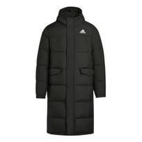 Adidas 3 juostelės Vandeniui atspari šilta su gobtuvu ilgas užtrauktukas Parka Duck Down striukė Unisex striukės KE5405 2XL