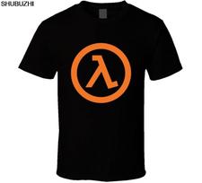 Half Life 2 - Lambda Vaizdo žaidimo Marškinėliai Naujausi Viršutiniai Marškinėliai, Madingo Stiliaus Vyriški Marškinėliai, Medvilniniai Klasikiniai Marškinėliai Didmeninė Prekyba Marškinėliais sbz4298 S