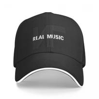 NF Real Music Logotipas Trucker Kepuraitė Apranga Klasikinė Snapback Kepuraitė Unisex Moterims Casquette Tinka Visiems Dydžiams One Size black