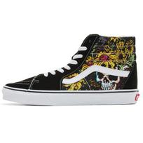 Vans Sk8-Hi Grožio Kaukolė Unisex Kedai Juodi Drugelio-Lentelės Rašto Tikrai Balti VN0A5HXV640 35