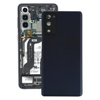 Samsung Galaxy S20 FE baterijos galinis dangtelis su kameros lęšio dangteliu juoda