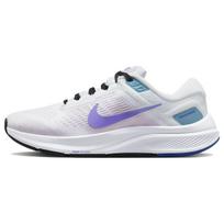 Nike Air Zoom Structure 24 Balti Psichinės Violetinės Moteriški Sportbačiai Barely-Grape Cerulean DA8570-105 35.5