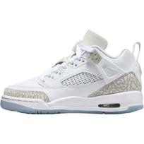 Air Jordan Spizike Low GS Balti Neutraliai Pilki Švelniai Mėlyni Vaikams Sportbačiai Metalinis Sidabras FQ3950-103 39
