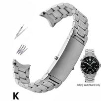 Naujas Aukštos Kokybės Laikrodžio Dirželis 18mm 20mm 22mm Pakeičiamas Omega SEA MASTER Nerūdijančio Plieno Dirželis 007 Vyriškas Moteriškas Laikrodžio Apyrankės 20mm