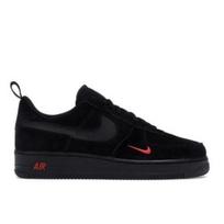 Nike Air Force 1 '07 LV8 Low Atspindintis Swoosh - Juoda Karmininė - DZ4514-001 EU 45 juoda