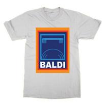 „Baldi“ marškinėliai su juokingais marškinėliais, dovanojantys pokštą, pliką galvą, „Aldi“ parodijos logotipą, tėčio logotipą. S
