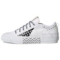 Adidas Originals Nizza Multi Foxing Patogūs Laisvalaikio Kvėpuojantys Žemi Sportbačiai Moteriški Sneakeriai Balti Juodi GW5821 36