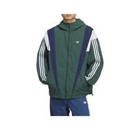 Adidas Originals Vėjo Striukė Ilgomis Rankovėmis Su Gobtuvu Patogi Paprasta Striukė Vyriška Striukė KS3553 L gray