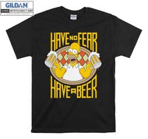 Simpsonai Homeris Turi Baimę Marškinėliai Dovana Gobtuvas Marškinėliai Vyrams Moterims Unisex 7470 3XL