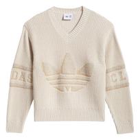 Adidas Originals CLOT By Edison Chen FW25 SST Nertas sportinis megztukas V formos iškirpte ilgomis rankovėmis megztas megztinis Unisex megztinis IK2975 M