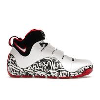 Nike Zoom LeBron 4 Graffiti 2023 vyriški sportbačiai su baltos ir raudonos spalvos dj4888-100 42.5