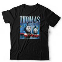 Thomas Traukinukas T-shirt Dėkingumas Unisex ir Vaikams Retro Duoklė S