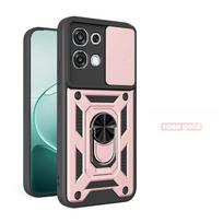 Armor Funda For OPPO A6 Pro 5G Case Slide Lens Protect Car Magnetic Holder Ring Phone Case For Oppo A 6 Pro A6Pro 4G Back Cover OPPO A6 Pro 4G 5G