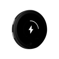 Skaitmeninis ekrano ženklelis, Magnetinis mielas ženklelis, Anime žaislo ženklelis su vaizdo įrašų/nuotraukų rodymu per Bluetooth, Cosplay koncertas One Size juoda