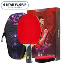 Originali LOKI DRAGON serijos stalo teniso raketė profesionali puolama stalo teniso raketė 5 mediena 2 anglis D-6 Star FL