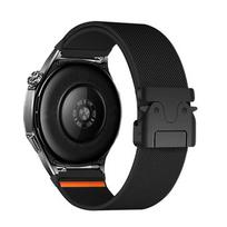 20 mm 22 mm elastinis dirželis „Samsung Galaxy Watch 7 6 5 4 40 mm 44 mm 6Classic“ 47 mm nailono dirželis „Huawei Watch GT5 4Pro 3“ apyrankei 20mm juoda