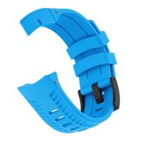 Sportinis silikoninis 24MM dirželis-apyrankė Suunto 9/9 Brao/Spartan Sport Wrist HR Baro/sport baro Apyrankės Pakeitimas Laikrodžio dirželis dangaus mėlyna spalva