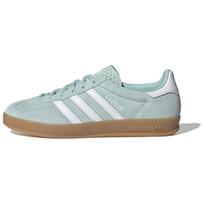 adidas Gazelle Indoor Pelėsio Žalia Balta Moteriški Sportbačiai Debesies Baltumo Guma JS1396 36