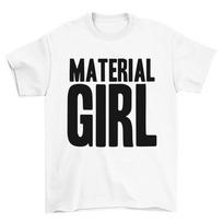 Materialinė mergina 80-ųjų T-shirt Moteriškas Retro Karnavalinis Kostiumas 1980-ųjų Moteriškas Madonna 4XL