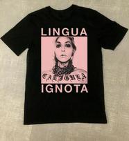 LINGUA IGNOTA Graphic Gift For Fan Black Cotton  FUll Size S-5XL Unisex T-Shirt XXL