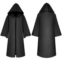 Vaikų Cosplay Kostiumai Išgalvotas Kostiumas Gaubtas Apsiaustai Paltas Apsiaustai Vampyro Burtininko Raganos Karnavalinis Kostiumas Helovino vakarėliui 3-4 Years juoda
