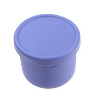 250 ml silikoninė maisto laikymo talpykla su dangteliais. Daugkartinio naudojimo hermetiškos priešpiečių dėžutės, skirtos suaugusiems, vaikams, šaldikliui, stovyklavimui, užkandžiams violetinė