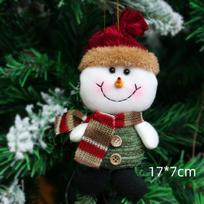 Kalėdinės lėlės Eglutės dekoras Naujųjų metų papuošalas Elnias Sniego senis Kalėdų Senelis Stovinti lėlė Navidad Dekoracija Linksmų Kalėdų 2024