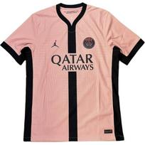 Jordan Paris Saint-Germain Patogūs universalūs trumpomis rankovėmis futbolo marškinėliai Unisex Viršutiniai drabužiai Rožiniai FQ1950-686 XL