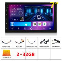 TOYOUSONIC 2Din Automobilinis Radijas 7'' 9''10'' Automagnetola Multimedijos Grotuvas Ekrano Veidrodinis Atspindys Cchar Stereo Bluetooth DSP 2USB FM Kamera 4 core 2GB+32GB CP