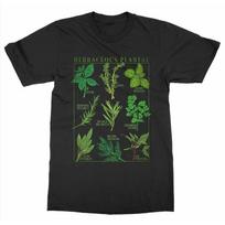 Žolelių T-shirt Botanikos sodo augalų spaudinio menas Botanika Žydėjimas Vaisiai Gėlė Auginti T-shirt Estetiškas Korėjietiško stiliaus Ullzang marškinėliai Vyrams XXXXL gray