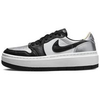 Air Jordan 1 Elevate Low SE Silver Toe Moteriški sportbačiai Metaliniai-Sidabriniai Juodi Balti DQ8561-001 36