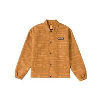 Timberland Letter Pattern Full Print Windbreaker Jacket Men Jacket Wheat A6B6X-P47 XS