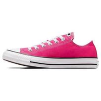 Converse Chuck Taylor All Star Patogūs universalūs žemi drobės batai Unisex sportbačiai Rožinės-Rožinės Baltos A06569C 45