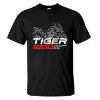 2024 M. vyriški marškinėliai Laisvalaikio marškinėliai Triumphs Tiger Explorer 1200 2012-2017 Grafiniai vasariniai trumpomis rankovėmis 100% medvilnė S-3XL Šaunūs marškinėliai L black