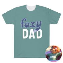 „Foxy Dad“ 3D spausdinimo marškinėliai su Nicko Wilde animacinių filmukų marškinėliais, humoro kuprine, trumpomis rankovėmis, moterims ir vyrams, poroms, suknelė, kūrybinga dovanų marškinėliai S