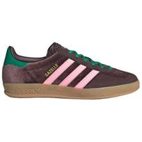 adidas Gazelle Indoor Tamsiai rudos Rožinės Žalios Aksominės JI2714 Moteriški Dydžiai EU 36.5 ruda