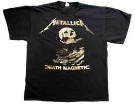 Metallica Death Magnetic Vintažiniai Turų Datos Dvipusiai Unisex Marškinėliai S