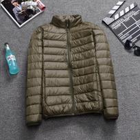 Rudeninė žieminė pūkinė striukė vyriška su gobtuvu itin lengva šilta plona striukė pūkinė striukė vyriška striukė XL