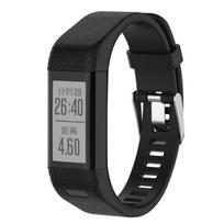 Išmaniojo laikrodžio silikoninė apyrankė, skirta Garmin Vivosmart HR+ juoda