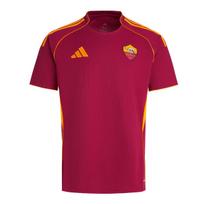 Adidas Aeroready SS25 AS Roma namų marškinėliai Mada Patogūs Minkšti Gerbėjų versija Vyriški marškinėliai JP4184 XS