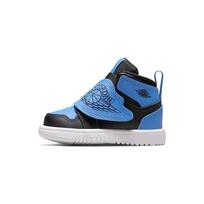 Air Jordan Sky Jordan 1 TD University Blue Kūdikio sportbačiai Juodi Balti BQ7196-041 22