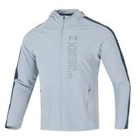 Under Armour Storm Sportiniai Fitneso su gobtuvu Greitai džiūstantis Vėjo nepraleidžiantis Striukės Vyriškos Pilka 1377486-011 XL