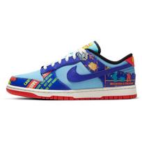 Nike Dunk Retro OG  Petardos   Kinų Naujieji Metai  Petardos Dvigubo Sluoksnio Grandymo Kortelė Žemi Skate Batai Unisex Mėlyni Raudoni DD8477-446 41