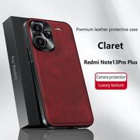 Dėklas Redmi Note 13 Pro+ Pro Plus, Magnetinis, Elegantiškas, Odinis, Atsparus dėvėjimuisi, Visiškai dengiantis lęšį, Neslystantis, Dengiantis kraštus, Korpusas Redmi Note 13 Pro+ 5G