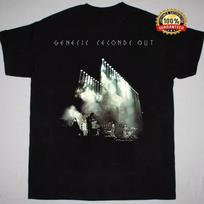 Genesis Grupės Seconds Out Albumo Juodi Marškinėliai Visų Dydžių S-4XL L